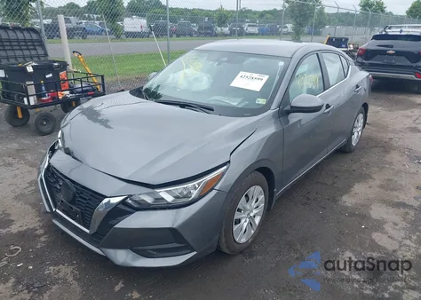 2022 Nissan Sentra S Xtronic Cvt z USA, uszkodzony, nr VIN 3N1AB8BV4NY212759